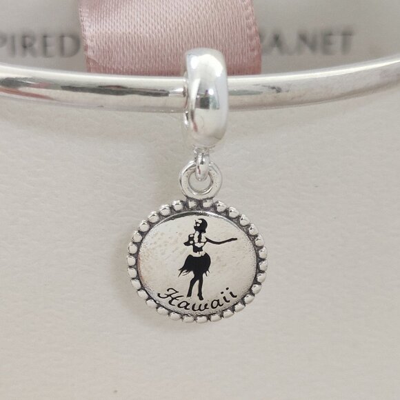 Pandora Hawaii Ballerina Exclusive Dangle Charm Travel Destination Pendant S925 - Picture 4 of 6